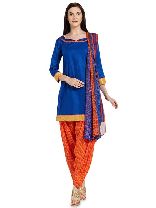 solid unstitched salwar suit - 17563219 - Standard Image - 1