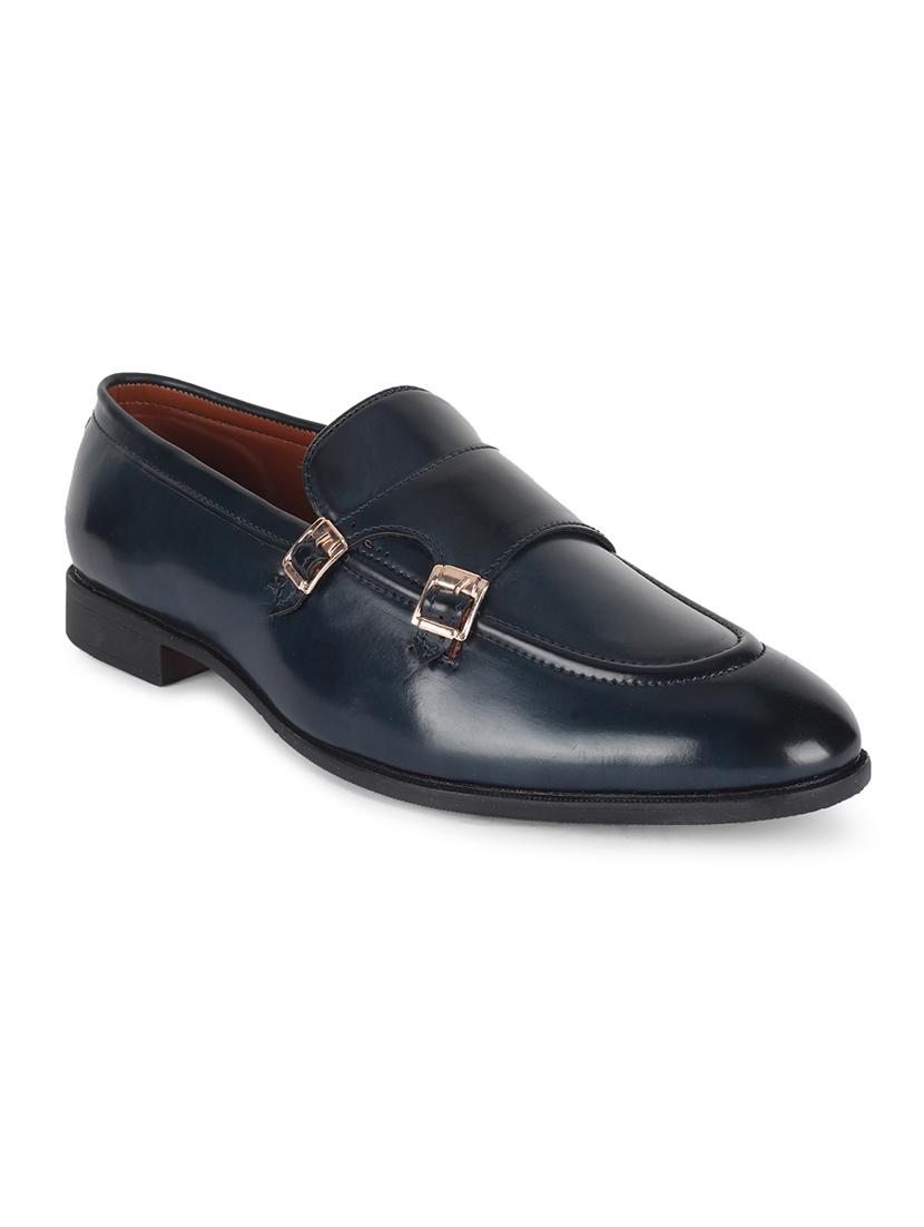 blue patent leather slip on loafers - 17563335 - Zoom Image - 2