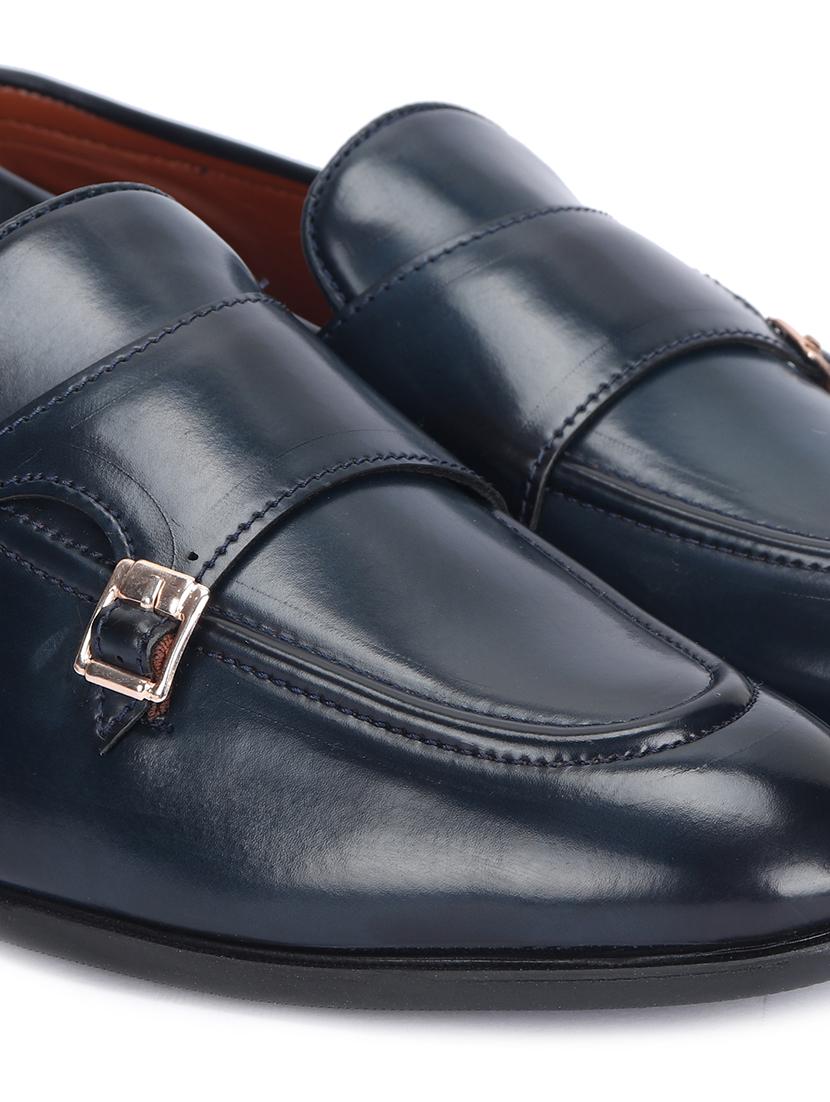 blue patent leather slip on loafers - 17563335 - Zoom Image - 5