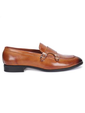 tan patent leather slip on loafers - 17563337 - Standard Image - 3