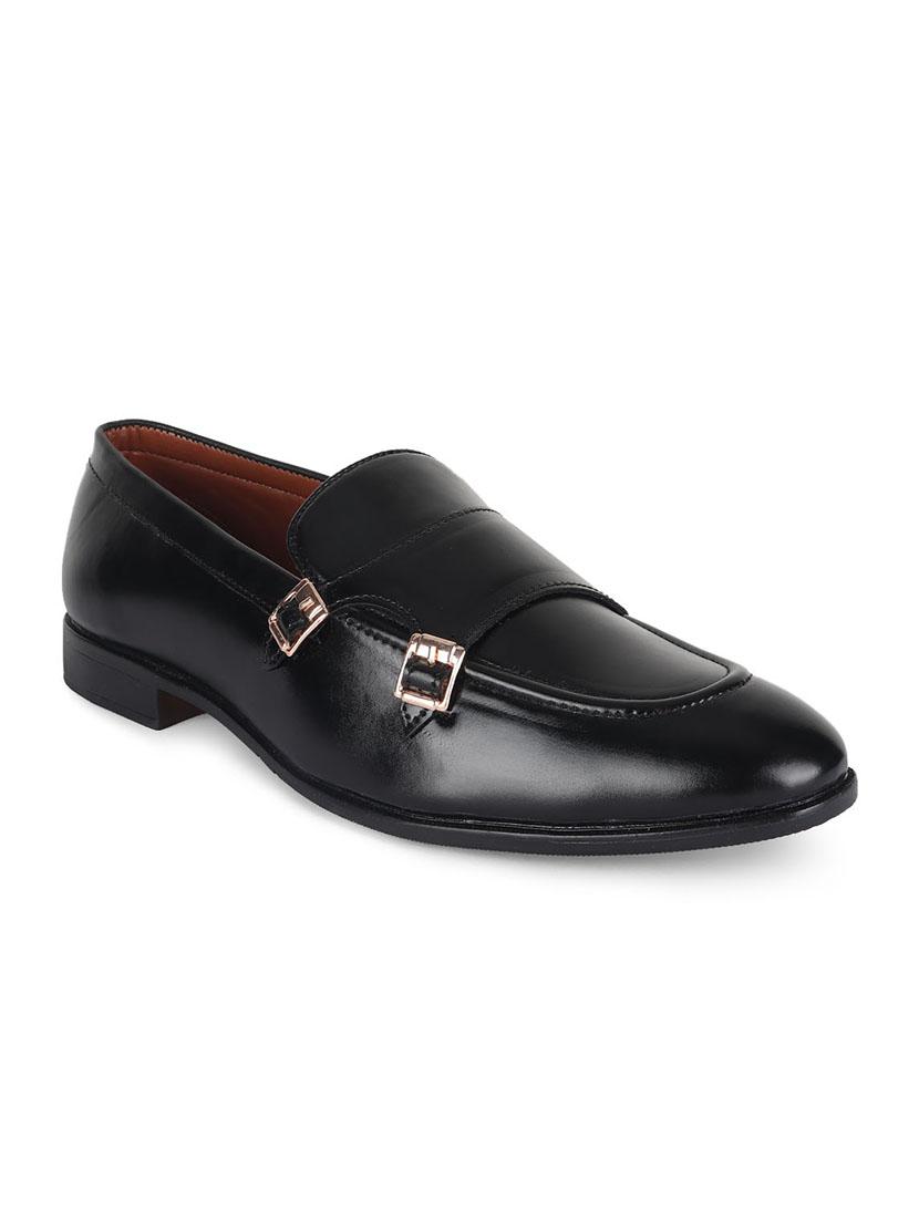 black patent leather slip on loafers - 17563338 - Zoom Image - 2