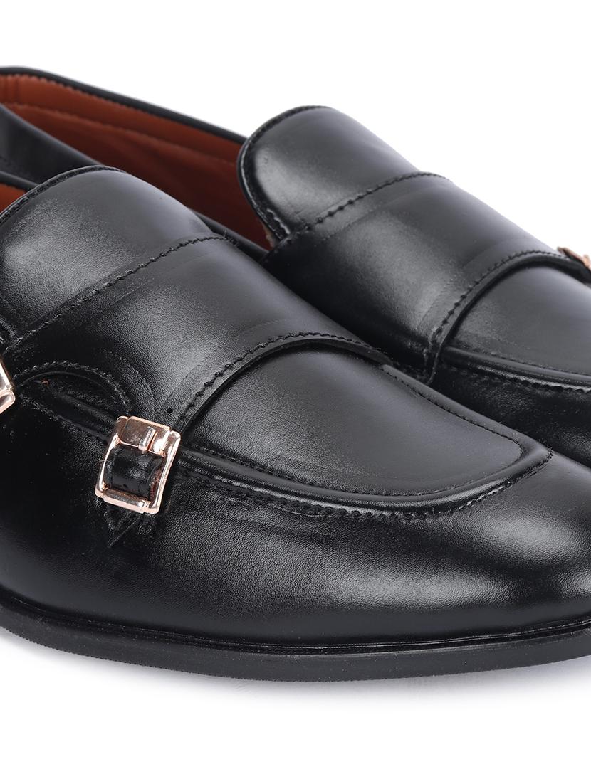 black patent leather slip on loafers - 17563338 - Zoom Image - 5