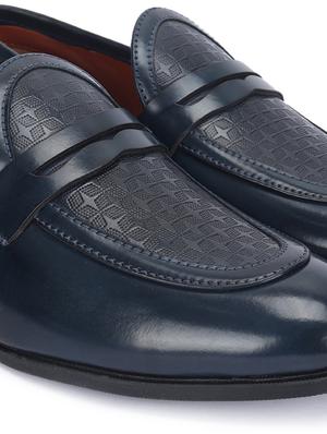 blue patent leather slip on loafers - 17563339 - Standard Image - 5