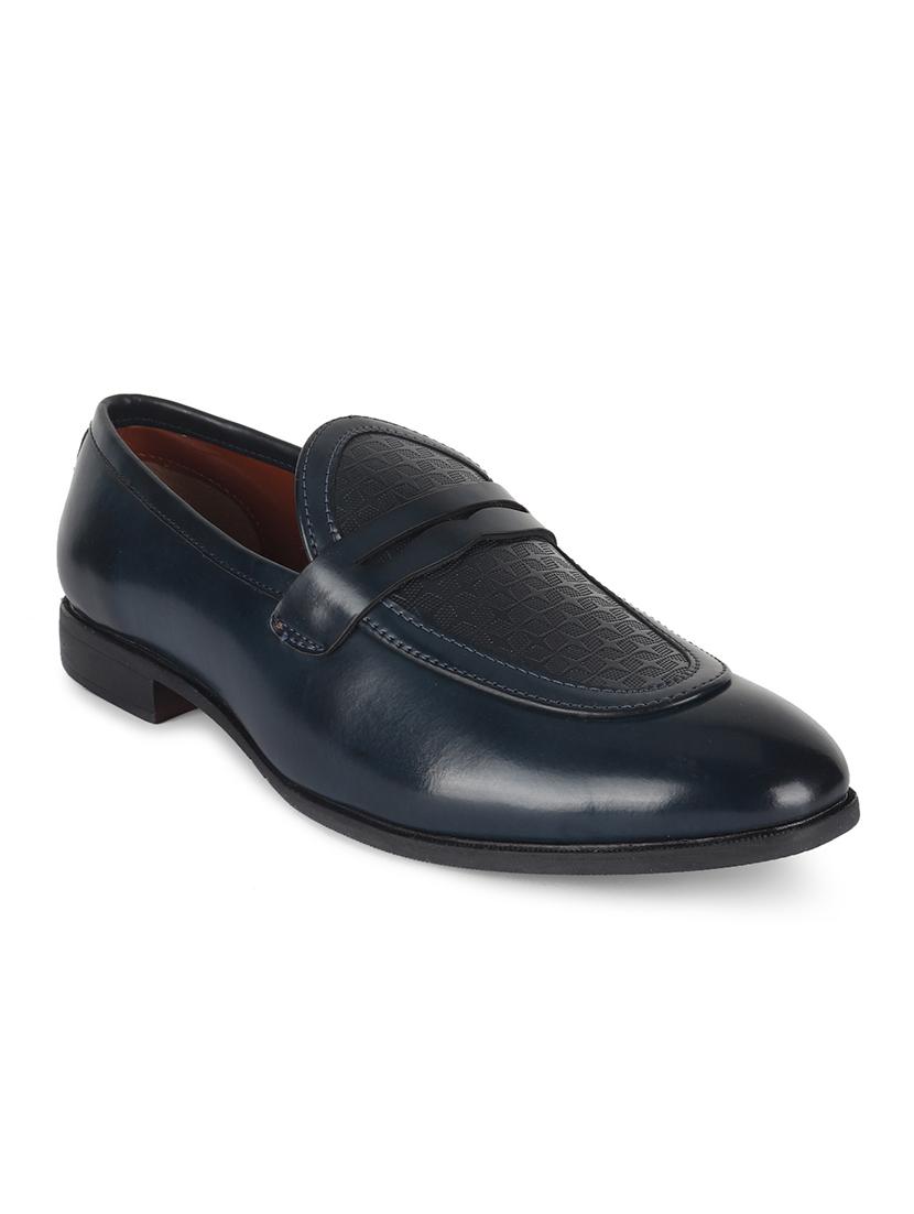 blue patent leather slip on loafers - 17563339 - Zoom Image - 2