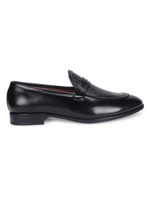 black patent leather slip on loafers - 17563342 - Standard Image - 3
