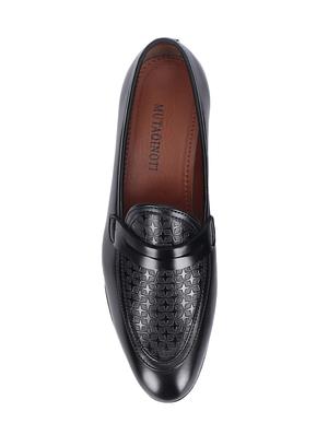 black patent leather slip on loafers - 17563342 - Standard Image - 4