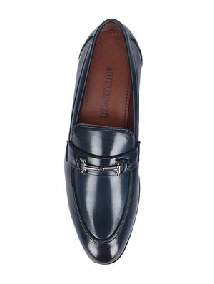 blue patent leather slip on loafers - 17563343 - Standard Image - 4