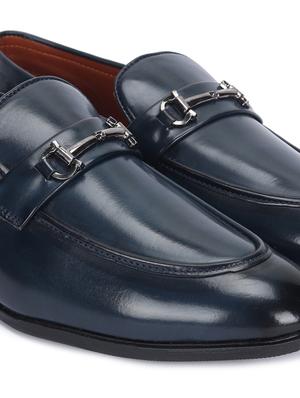 blue patent leather slip on loafers - 17563343 - Standard Image - 5
