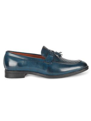 blue patent leather slip on loafers - 17563346 - Standard Image - 3