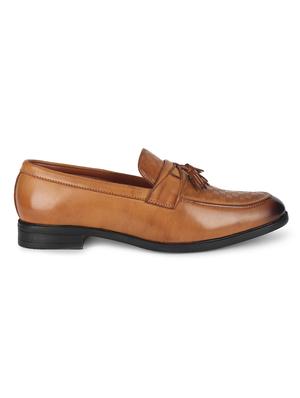 tan patent leather slip on loafers - 17563348 - Standard Image - 3