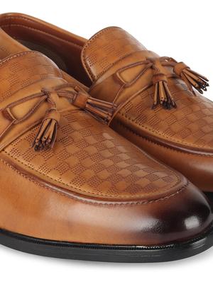 tan patent leather slip on loafers - 17563348 - Standard Image - 5