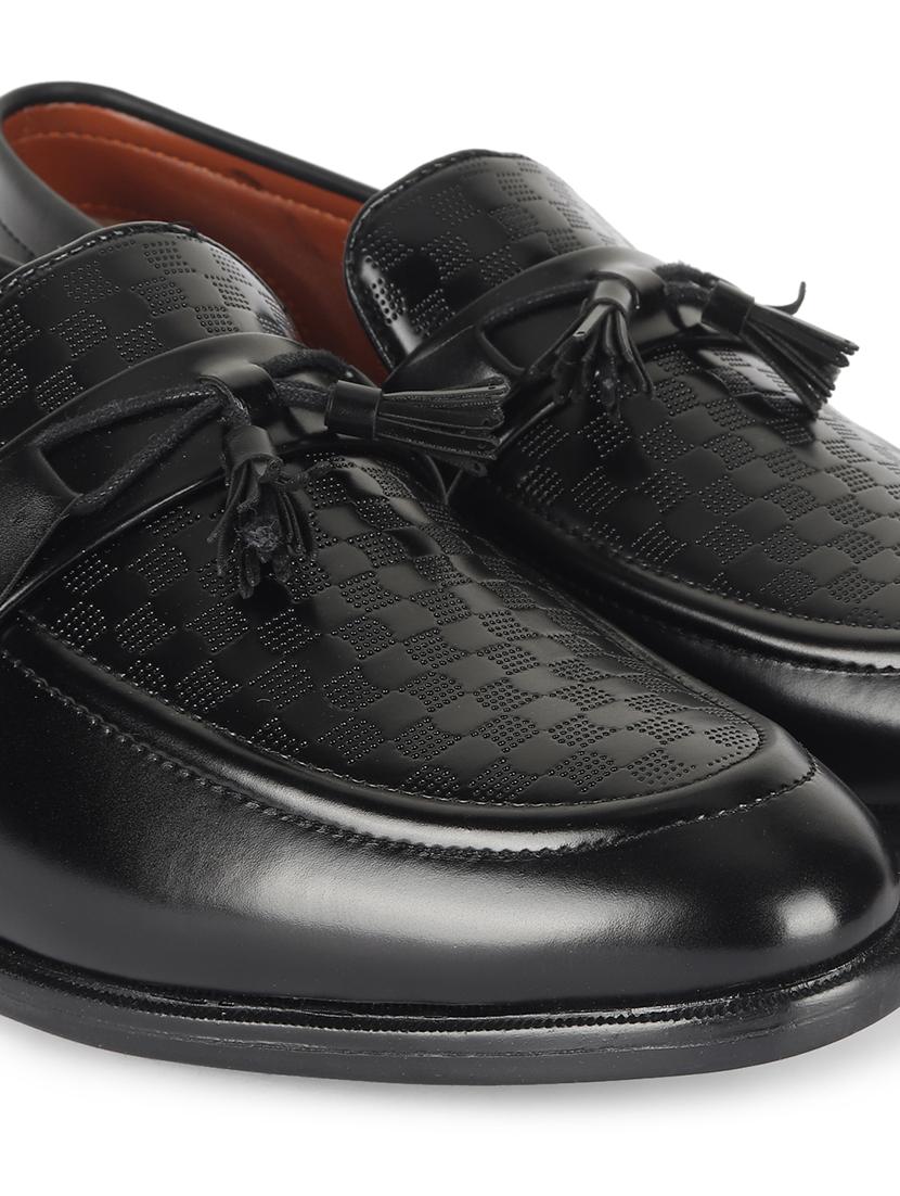 black patent leather slip on loafers - 17563349 - Zoom Image - 5
