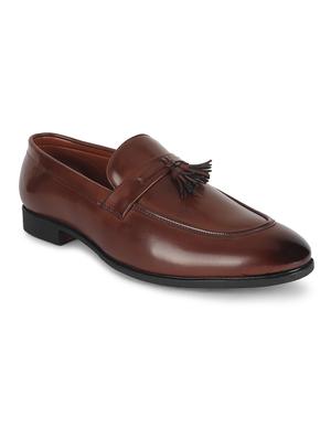brown patent leather slip on loafers - 17563355 - Standard Image - 2