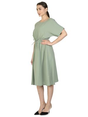 drawstring waist a-line dress - 17563536 - Standard Image - 2