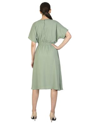 drawstring waist a-line dress - 17563536 - Standard Image - 3