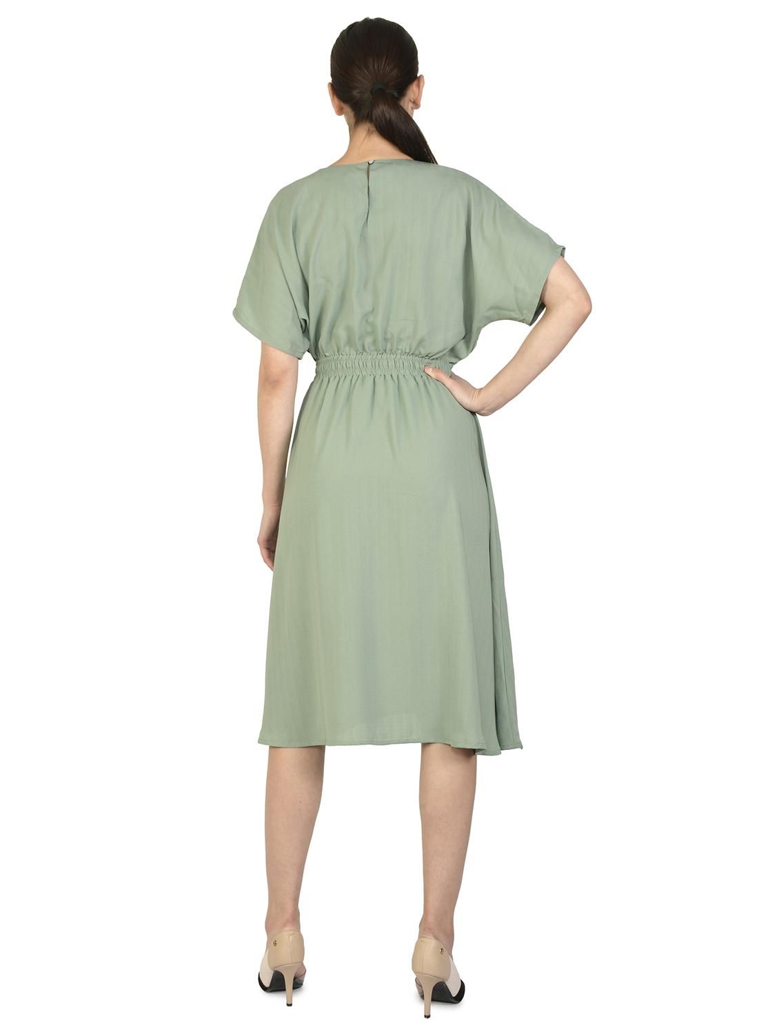 drawstring waist a-line dress - 17563536 - Zoom Image - 3