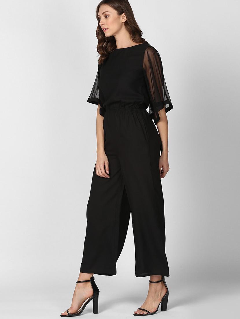 bell sleeved full leg jumpsuit - 17563610 - Zoom Image - 3