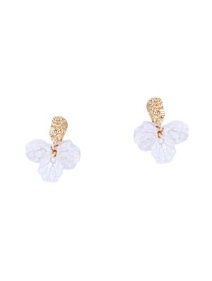 multi colored metal drop earrings - 17563817 - Standard Image - 3
