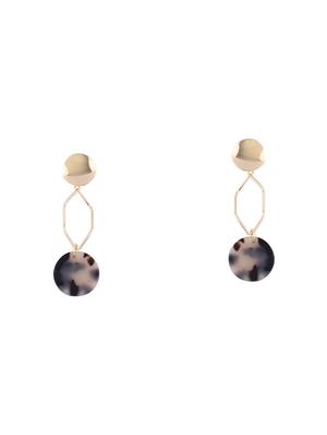 multi colored metal drop earrings - 17563817 - Standard Image - 5