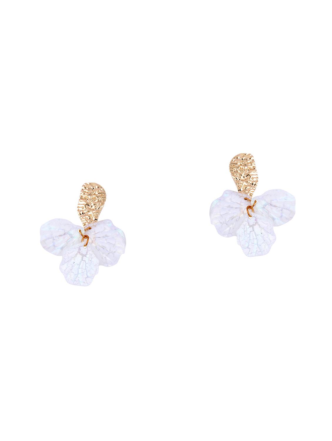 multi colored metal drop earrings - 17563817 - Zoom Image - 3