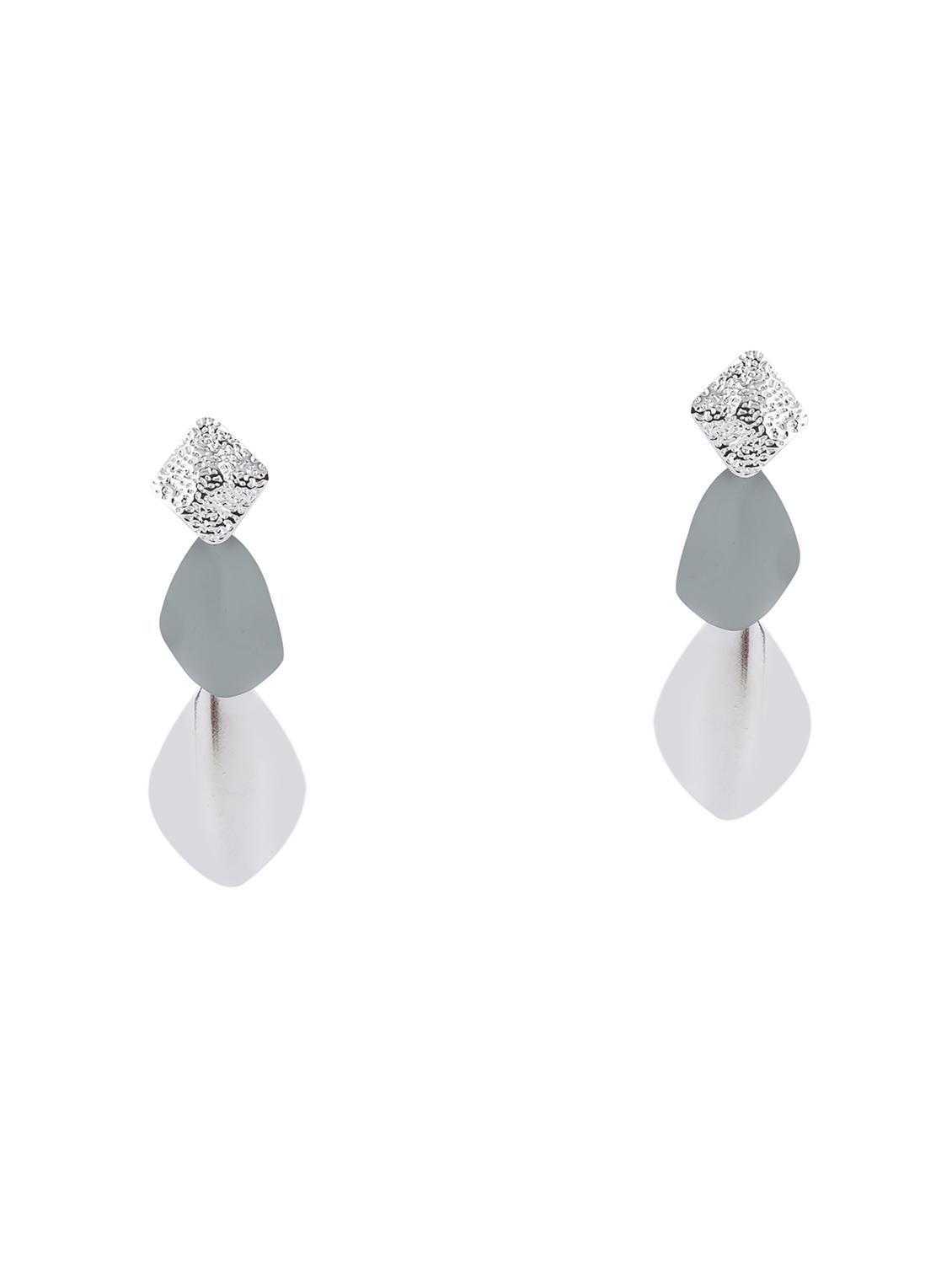 multi colored metal drop earrings - 17563817 - Zoom Image - 4