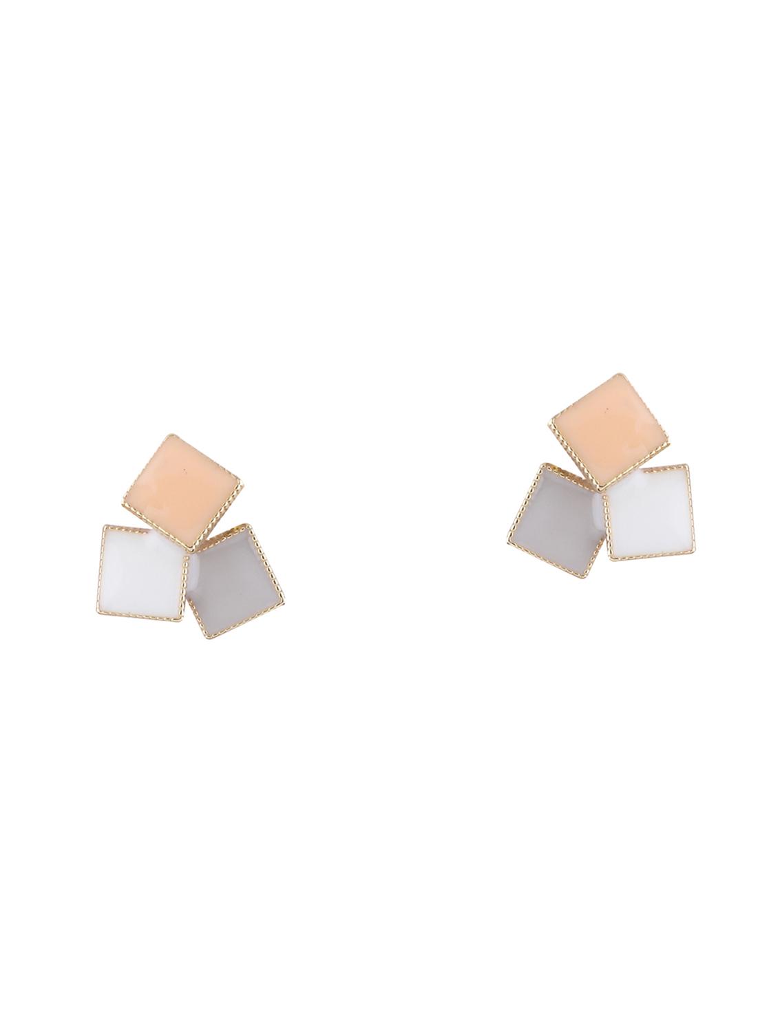 multi colored metal drop earrings - 17563817 - Zoom Image - 6