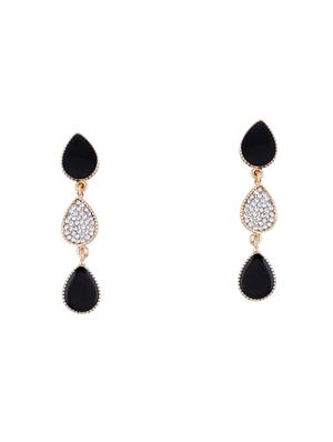 black metal drop earring - 17563873 - Standard Image - 2