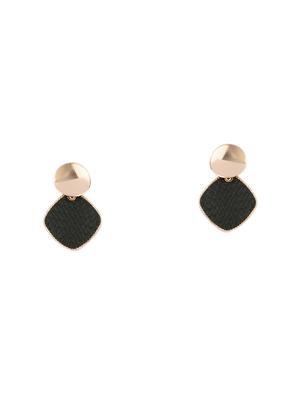 black metal drop earring - 17563880 - Standard Image - 2