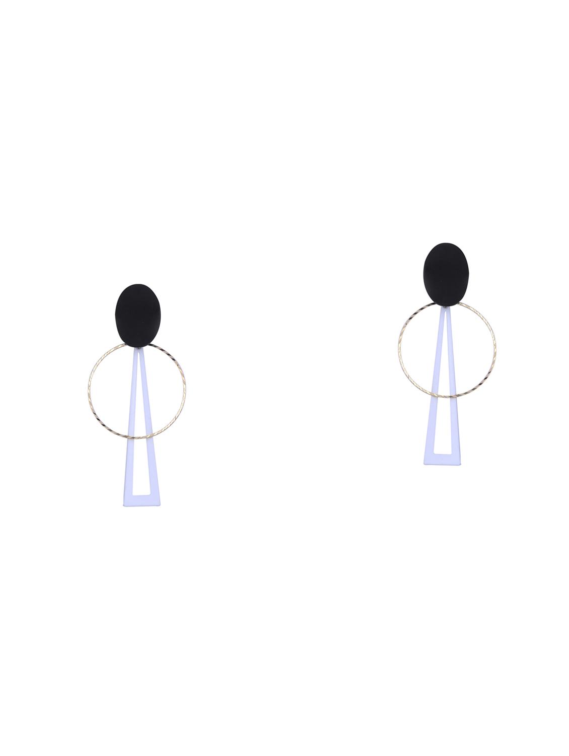 black metal drop earring - 17563889 - Zoom Image - 2