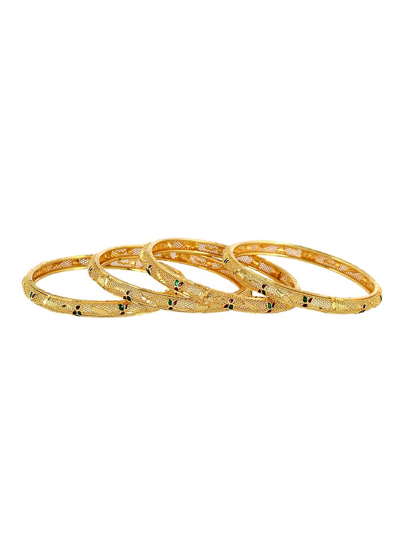 gold brass bangle - 17564473 - Zoom Image - 2
