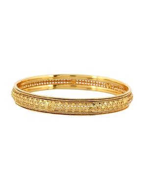 gold brass bangle - 17564475 - Standard Image - 3