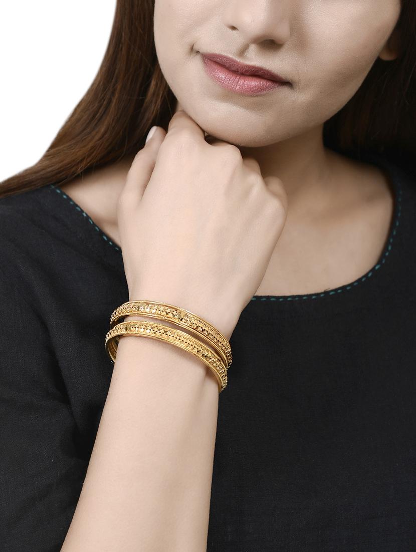 gold brass bangle - 17564475 - Zoom Image - 5