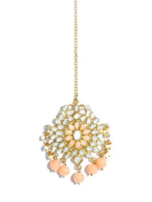 orange metal necklaces and earring - 17564476 - Standard Image - 3