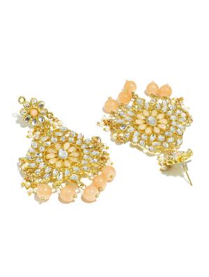 orange metal necklaces and earring - 17564476 - Standard Image - 5