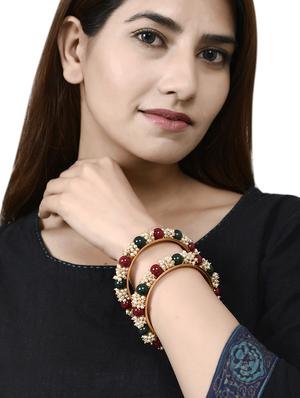 gold brass bangle - 17564480 - Standard Image - 5