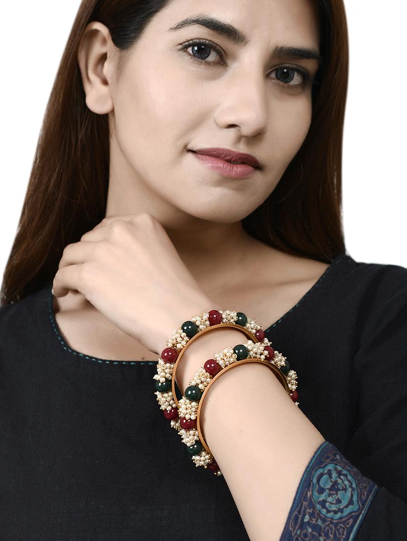 gold brass bangle - 17564480 - Zoom Image - 5