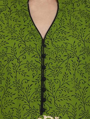 block print flared kurta - 17564497 - Standard Image - 4