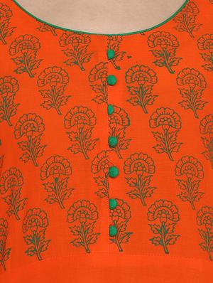 block print flared kurta - 17564499 - Standard Image - 4