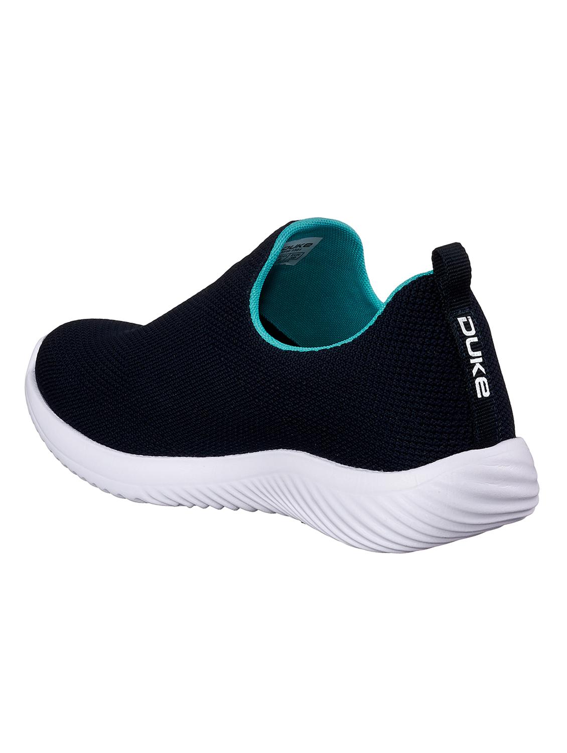 navy fabric slip on sports shoes - 17564509 - Zoom Image - 3