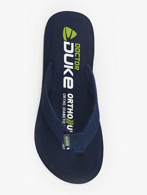 navy rubber flip flops - 17564513 - Standard Image - 4