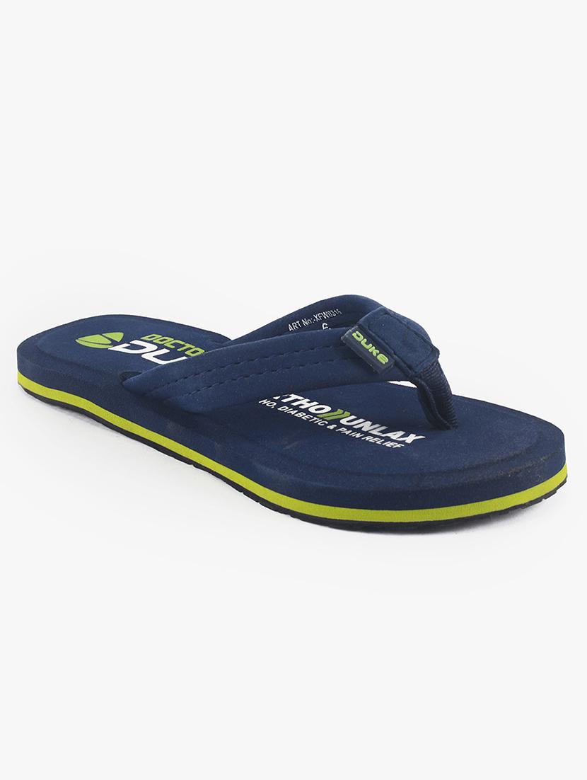 navy rubber flip flops - 17564513 - Zoom Image - 1