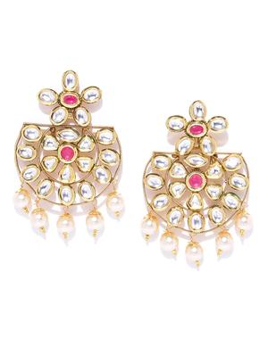 red copper chandballi earring - 17565063 - Standard Image - 2