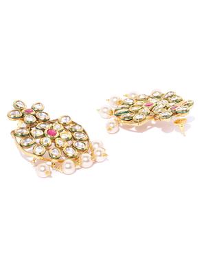 red copper chandballi earring - 17565063 - Standard Image - 3