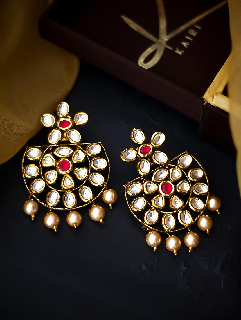 red copper chandballi earring - 17565063 - Zoom Image - 1