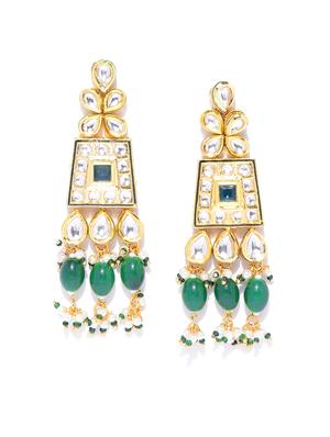 green copper drop earring - 17565064 - Standard Image - 4