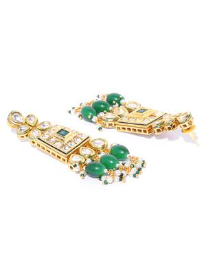 green copper drop earring - 17565064 - Standard Image - 5