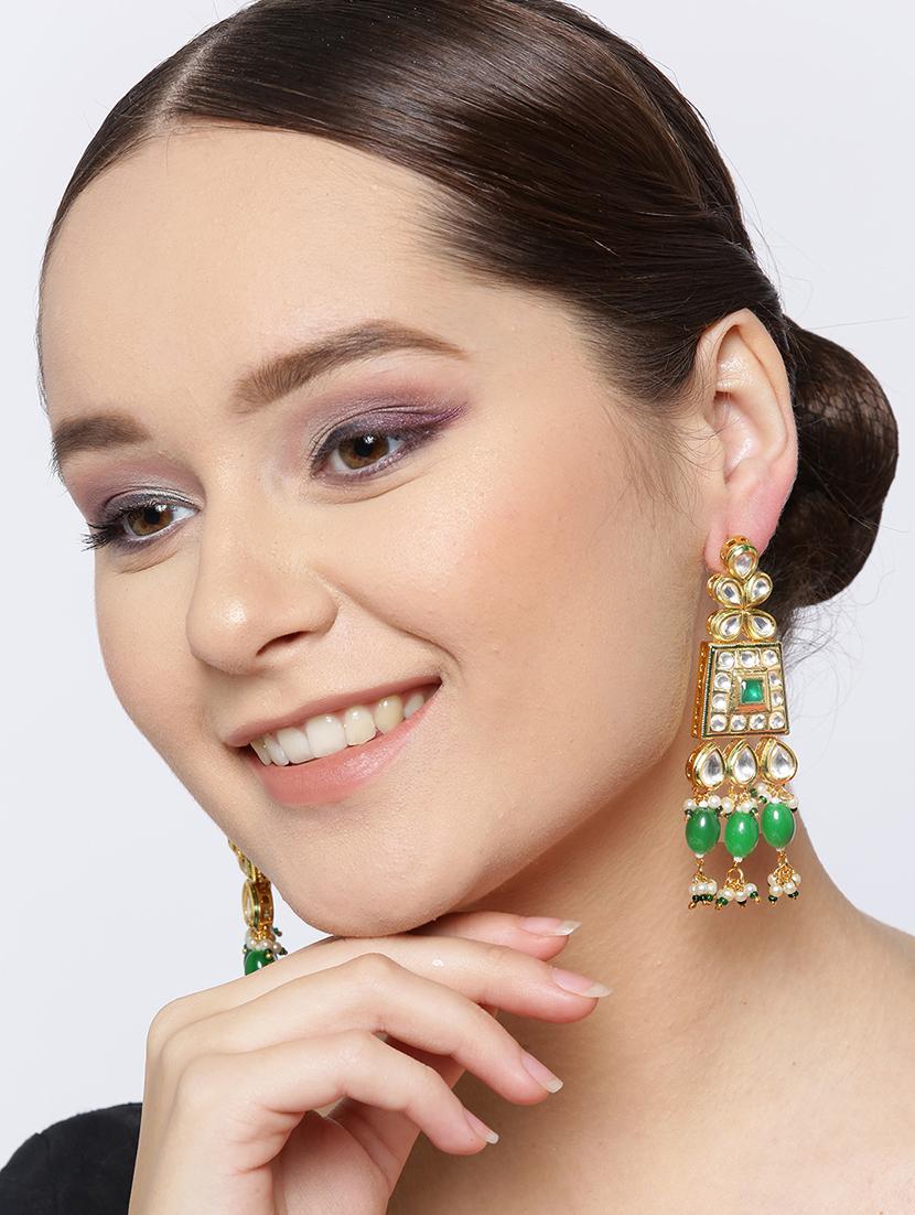 green copper drop earring - 17565064 - Zoom Image - 6