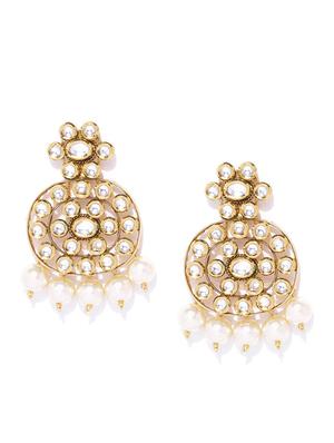 gold copper chandballi earring - 17565067 - Standard Image - 4