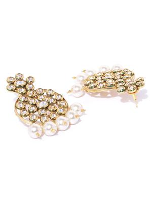 gold copper chandballi earring - 17565067 - Standard Image - 5
