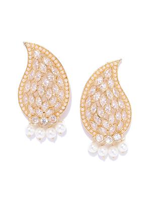 gold copper drop earring - 17565068 - Standard Image - 3